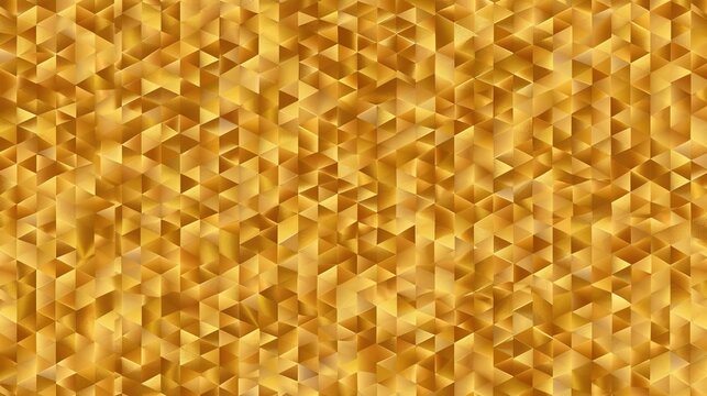 Enchanting Golden Polygonal Background: A Visual Tapestry of Geometric Opulence