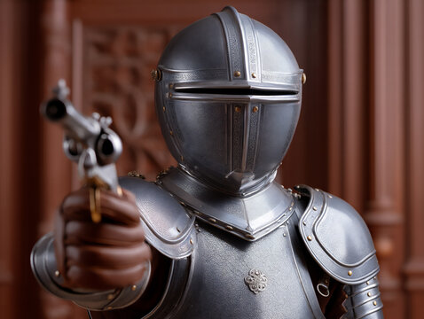 cuirassier pistol: steel plate