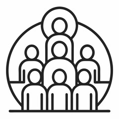 population outline icon