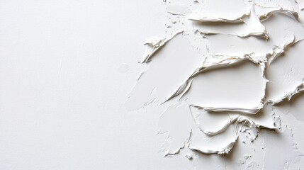 Artistic white texture creation studio photography minimalist close-up abstract design