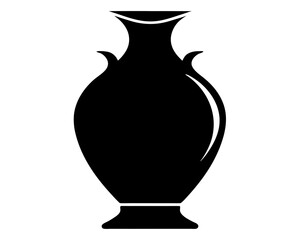 Vase Silhouette Vector & SVG | Elegant Floral Vector for Home Decor, Minimalist Crafts & DIY Projects