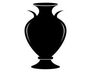 Vase Silhouette Vector & SVG | Elegant Floral Vector for Home Decor, Minimalist Crafts & DIY Projects