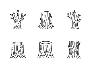 Trunk Outline Furniture Illustrations