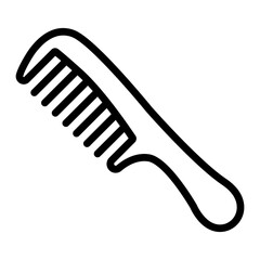Comb Vector Line Icon Design
