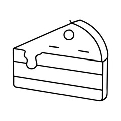 Delicious Slice of Layered Cake with Drizzled Icing A Sweet Treat Dessert Bakery Pastry Food