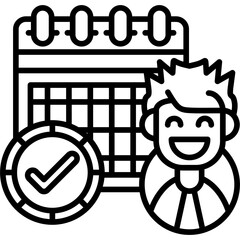 Vacation Icon Vector Element