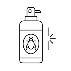 Fototapeta premium Insect Repellent Pump Bottle Spray Effective Bug Control Solution