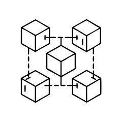 Blockchain Technology Network Distributed Database System Decentralized Ledger Secure Cryptographic Infrastructure