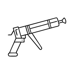 Caulk Gun Cartridge Applicator Tool for Construction and DIY Projects