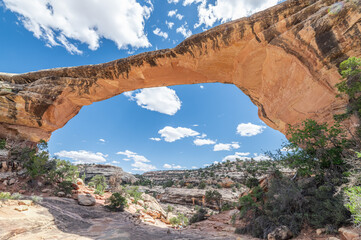 Owachomo Natural Bridge in Natural Bridges National Monument, Utah, USA