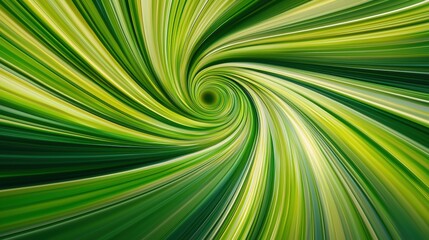 Obraz premium Vibrant green swirling abstract pattern.