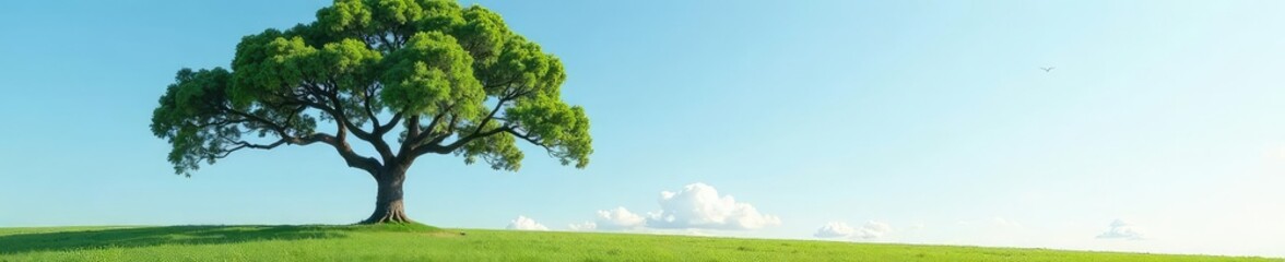 Obraz premium The branches of a single tree stretch towards the sky, isolated, serenity, solitude