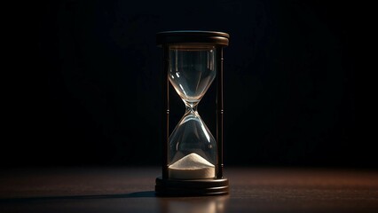 Hourglass isolated on transparent background
