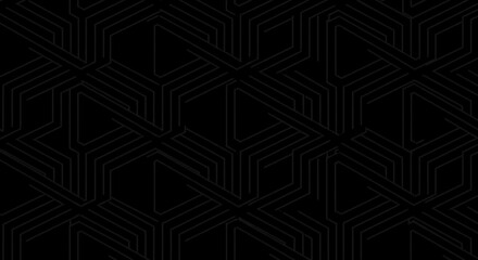 Midnight Geometry AI Generated