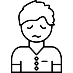 Obraz premium Anxiety icon