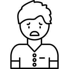 Obraz premium Nervousness icon