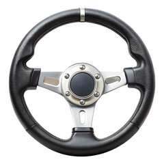 modern sport racing steering wheel with black lead on with backgrounds
