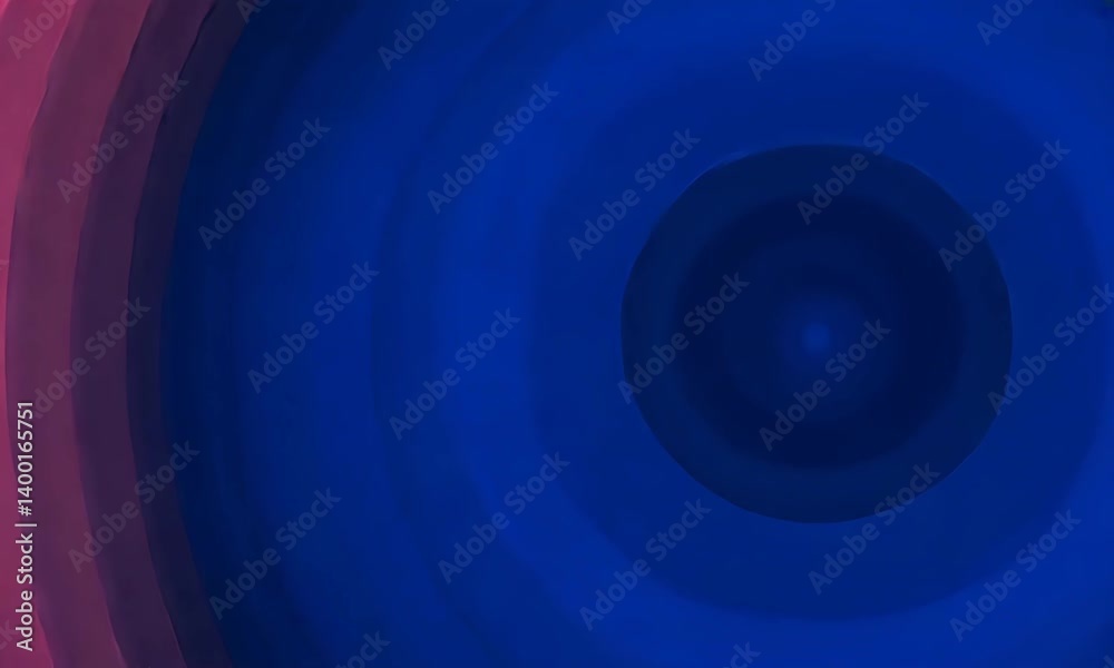 Poster abstract colorful circles tunnel animation: gradient transition and depth illusion