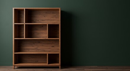 Warm Wood, Deep Green Hush AI Generated