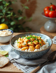 lentil stew with vegetables and meat