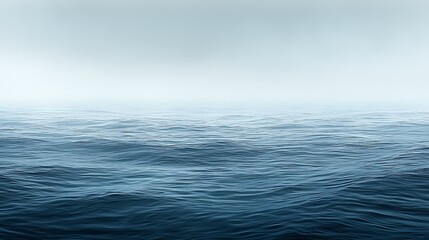 Fototapeta premium Serene Ocean Waves Calm Sea Blue Water Texture