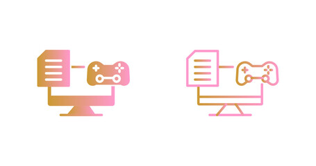 Gaming News Icon Design
