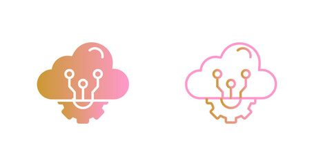 Digitalization Process Icon Design