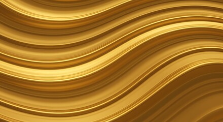 Golden Undulation AI Generated