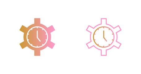 Time Management Icon Design