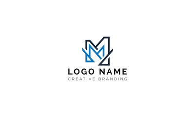Minimalist M Logo for Branding and Identity.