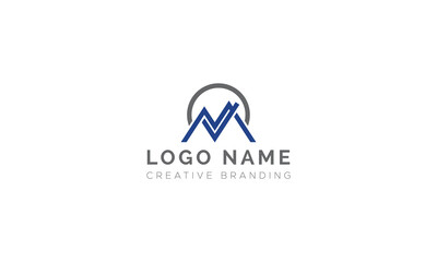 Minimalist M Logo for Branding and Identity.