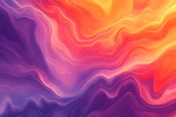 Fototapeta premium A vibrant abstract design with flowing, colorful, wavy patterns.