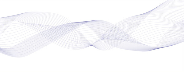 Vector abstract porple light blend paper wave flow digital gradient transparent tech curve creative technology , data science frequency gradient lines on  background