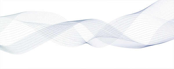 Vector abstract blue light blend paper wave flow digital gradient transparent tech curve creative technology , data science frequency gradient lines on  background
