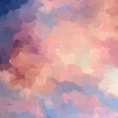 Hand painted abstract texture background using pastel colours 
