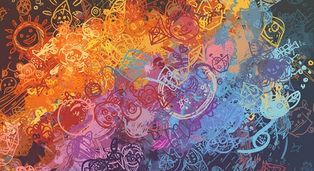 Chromatic Reverie AI Generated