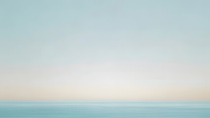 Obraz premium Calm ocean and sky horizon view