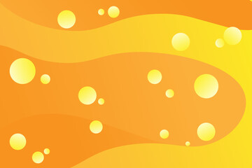 Abstract Liquid Bubbles Orange Flow Vector Art Graphic Design Element