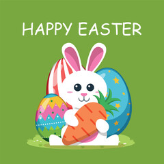Fototapeta premium Happy Easter Day
