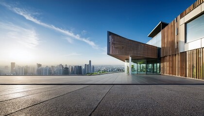 Obraz premium empty parking lot