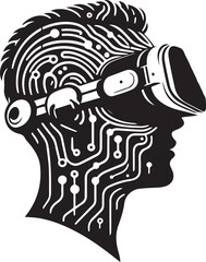 Virtual Reality Headset Vector