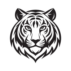 tiger head vector