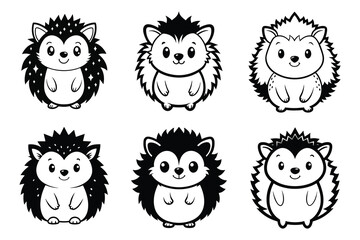 Fototapeta premium Bright-Eyed Cuddles The Happy Hedgehog