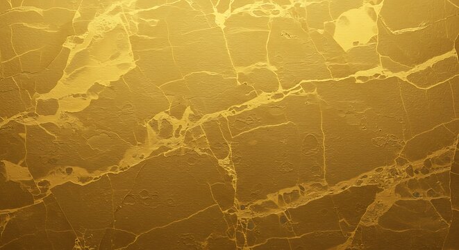 Golden Veins of Aurelian Light AI Generated