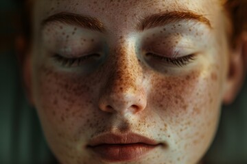 Fototapeta premium Focused Yoga Face