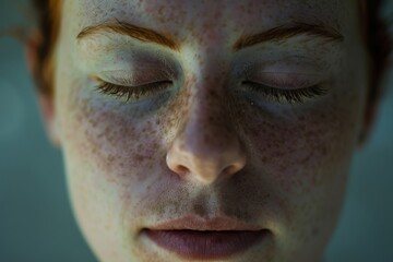 Fototapeta premium Focused expression during yoga