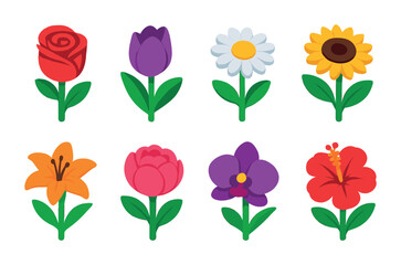 Isometric flat vector set of icons of artistic heart motifs: mosaic heart, floral heart, lace heart, patchwork heart, tribal heart, abstract heart, geometric heart, heart spiral. isolated transparent