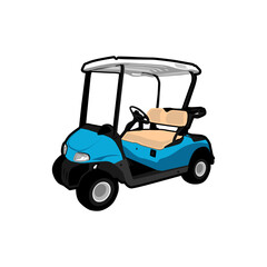 golf buggy vector design illustration