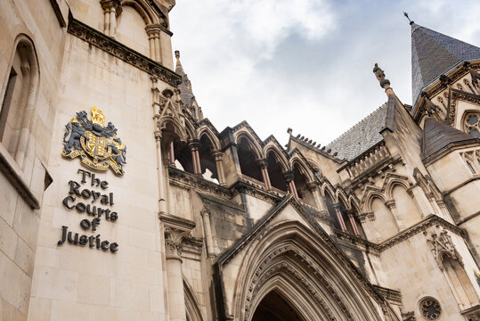Royal Courts of Justice, High Court and Court of Appeal of England and Wales. The Law Courts building in the Strand Westminster, London, United Kingdom.