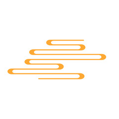 Happy Chinese New Year clouds. Asian Lunar New Year holiday decoration.